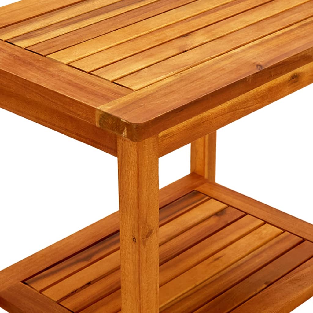 vidaXL Side Table End Table Coffee Table Indoor Outdoor Solid Wood Acacia-4
