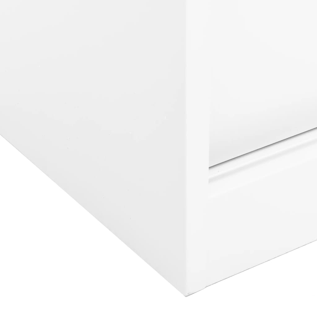 vidaXL Office Cabinet with Sliding Door Anthracite 35.4"x15.7"x35.4" Steel-19