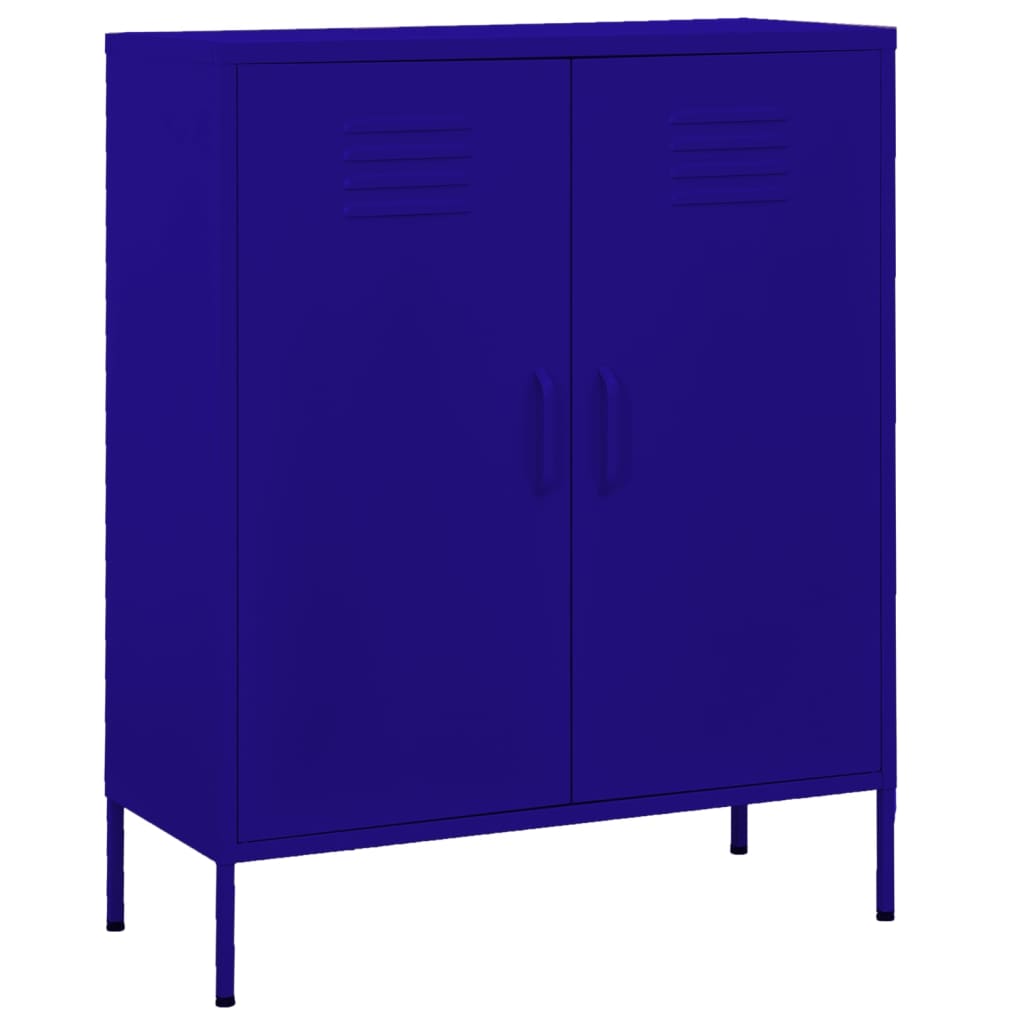 vidaXL Storage Cabinet Freestanding Drawer File Cabinet for Home Office Steel-9