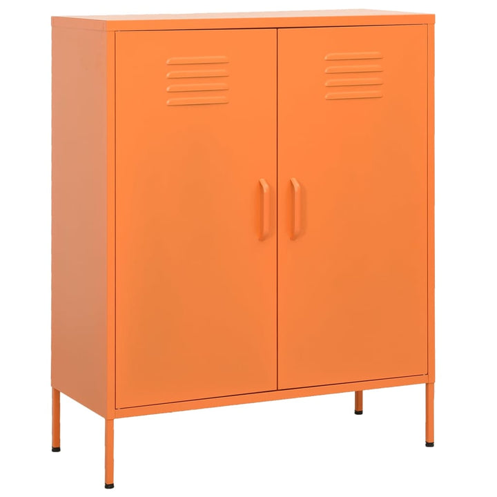vidaXL Storage Cabinet Freestanding Drawer File Cabinet for Home Office Steel-26