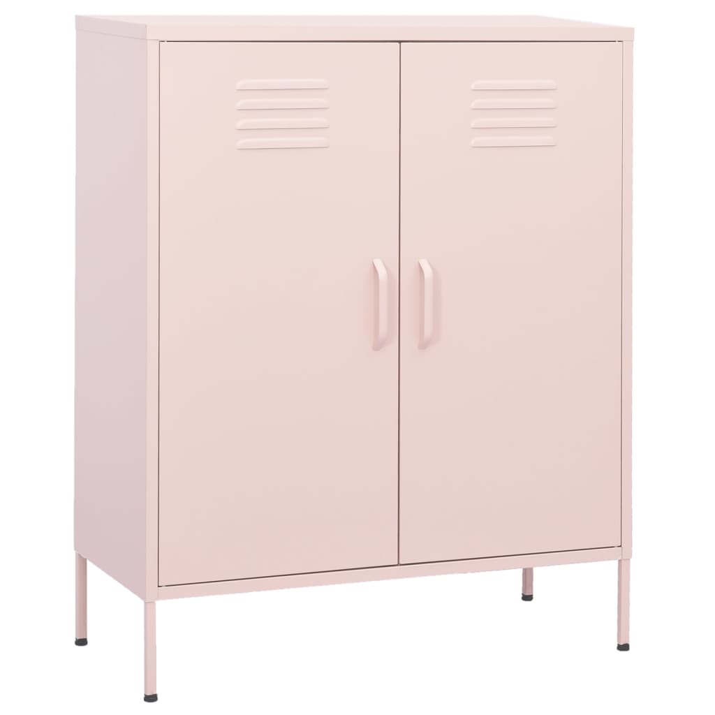 vidaXL Storage Cabinet Freestanding Drawer File Cabinet for Home Office Steel-8