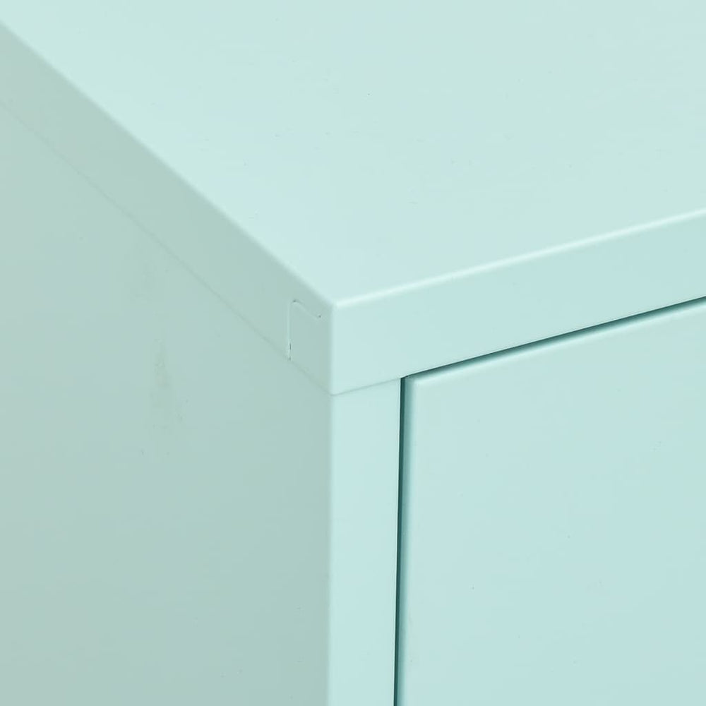 vidaXL Storage Cabinet Freestanding Drawer File Cabinet for Home Office Steel-20