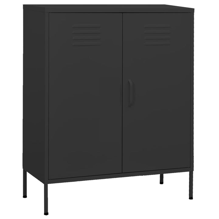 vidaXL Storage Cabinet Freestanding Drawer File Cabinet for Home Office Steel-25