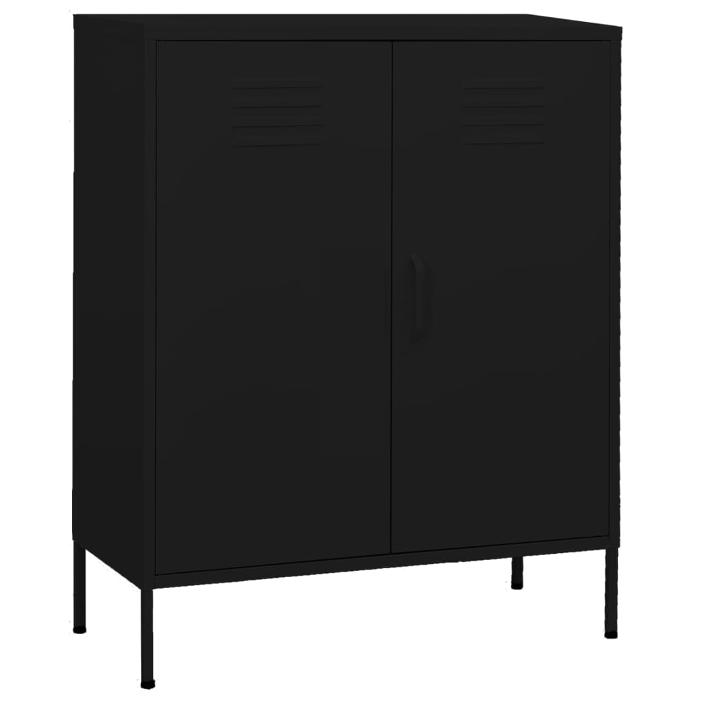 vidaXL Storage Cabinet Freestanding Drawer File Cabinet for Home Office Steel-4