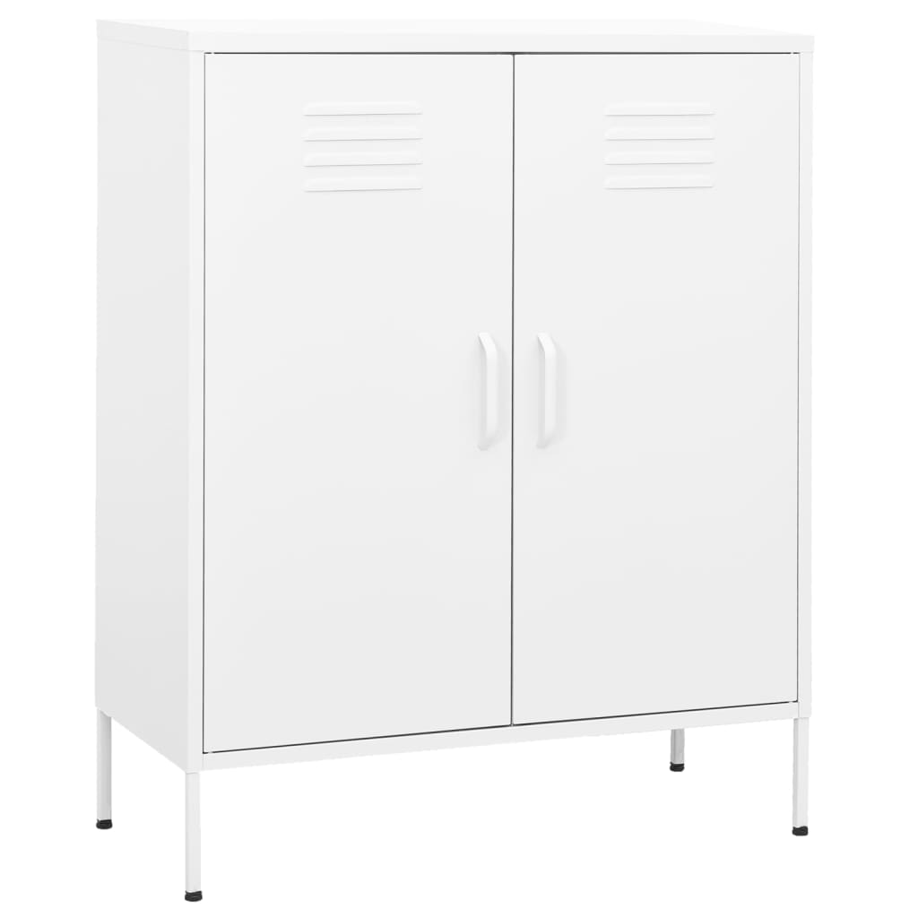 vidaXL Storage Cabinet Freestanding Drawer File Cabinet for Home Office Steel-13