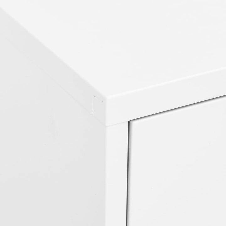 vidaXL Storage Cabinet Freestanding Drawer File Cabinet for Home Office Steel-16