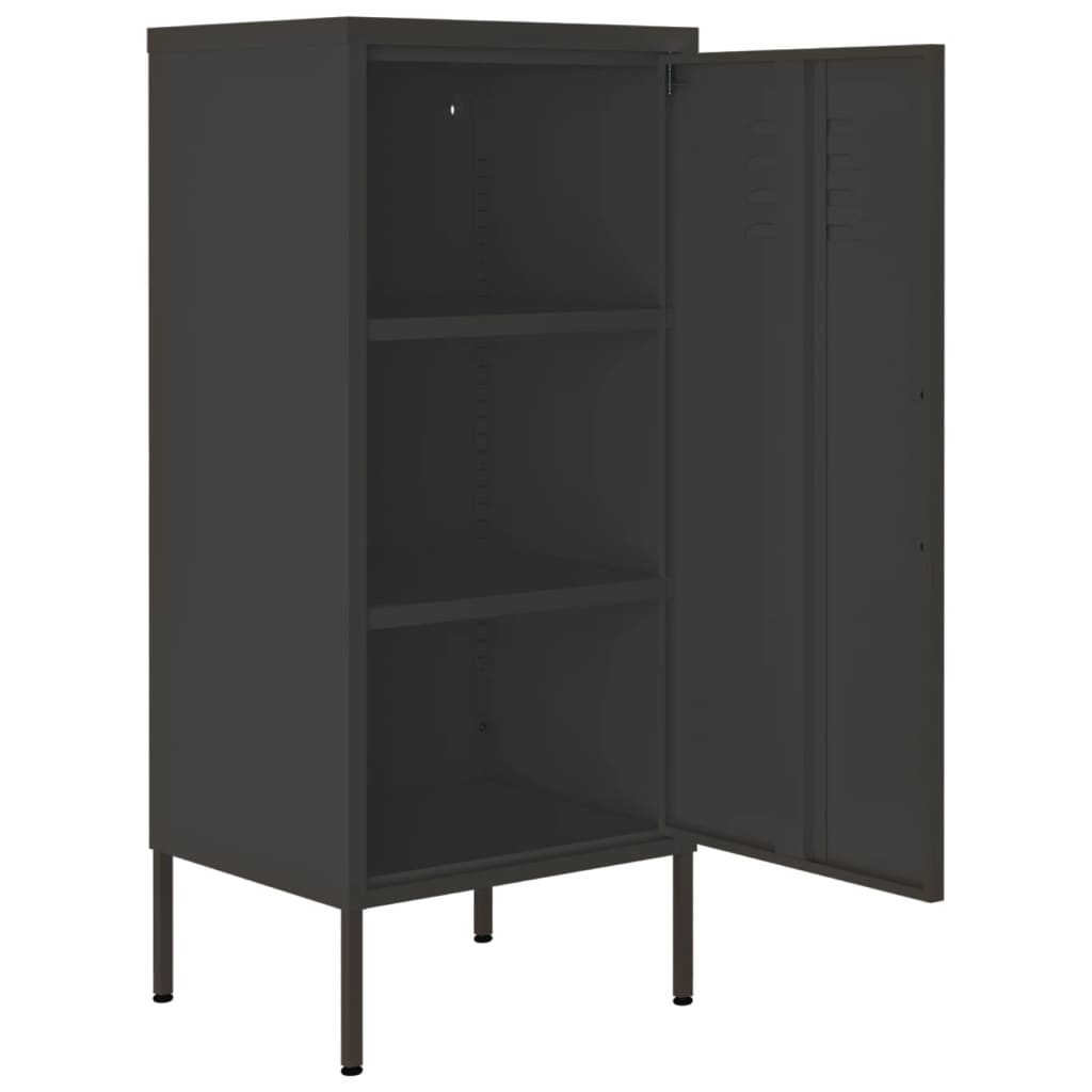 vidaXL Storage Cabinet Freestanding File Cabinet with Shelves for Office Steel-5