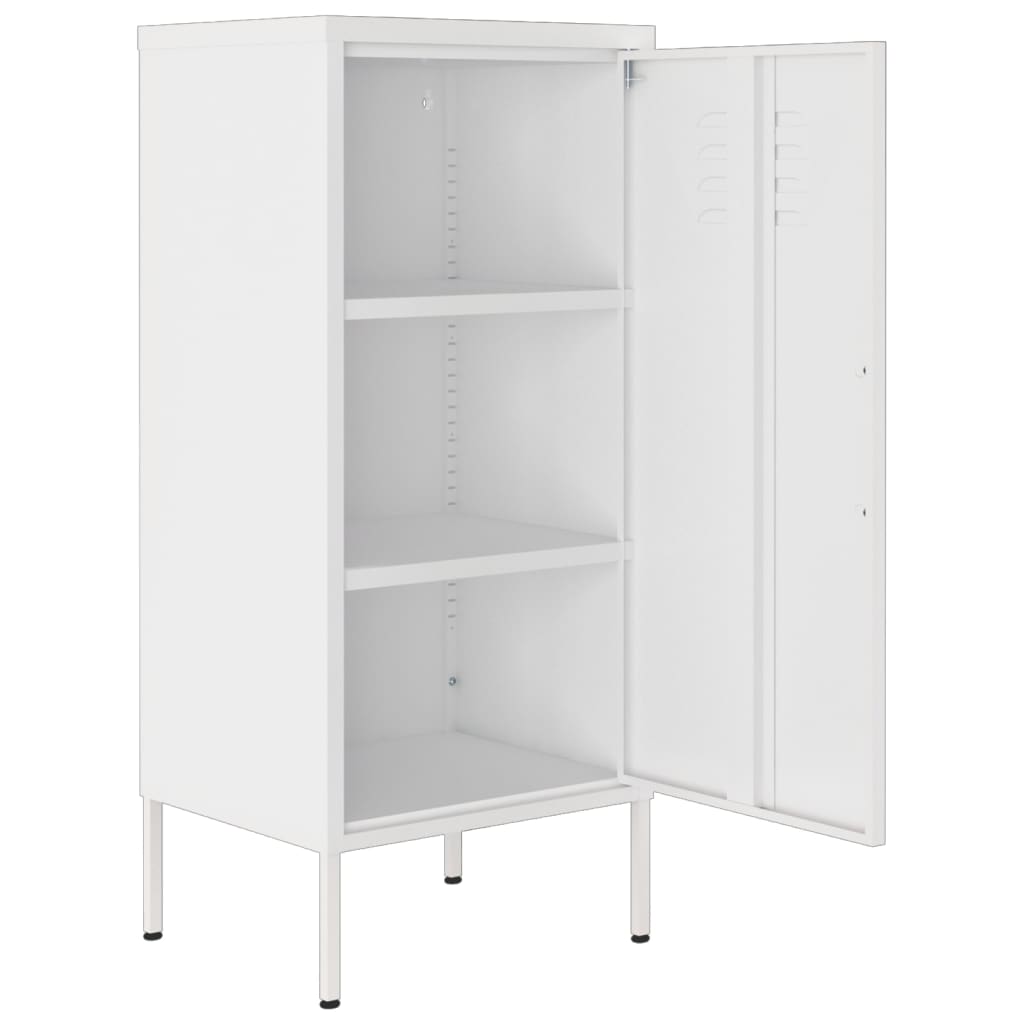 vidaXL Storage Cabinet Freestanding File Cabinet with Shelves for Office Steel-11