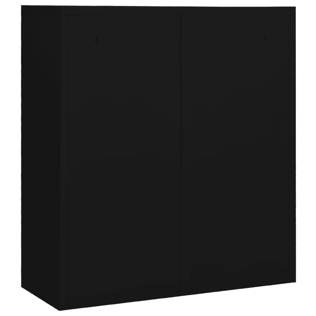 vidaXL Office Cabinet Anthracite 35.4"x15.7"x40.2" Steel-37