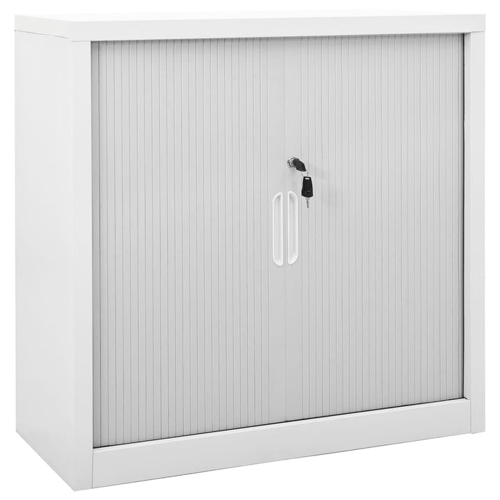 vidaXL Storage Cabinet Sideboard Accent Buffet Cabinet for Entryway Steel-8