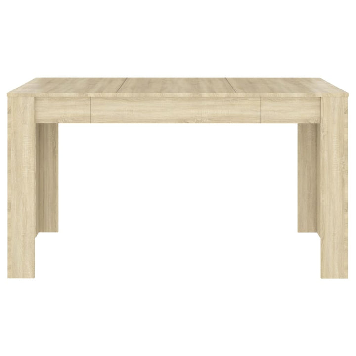 vidaXL Dining Table Engineered Wood Kitchen Dining Room Furniture Multi Colors-9
