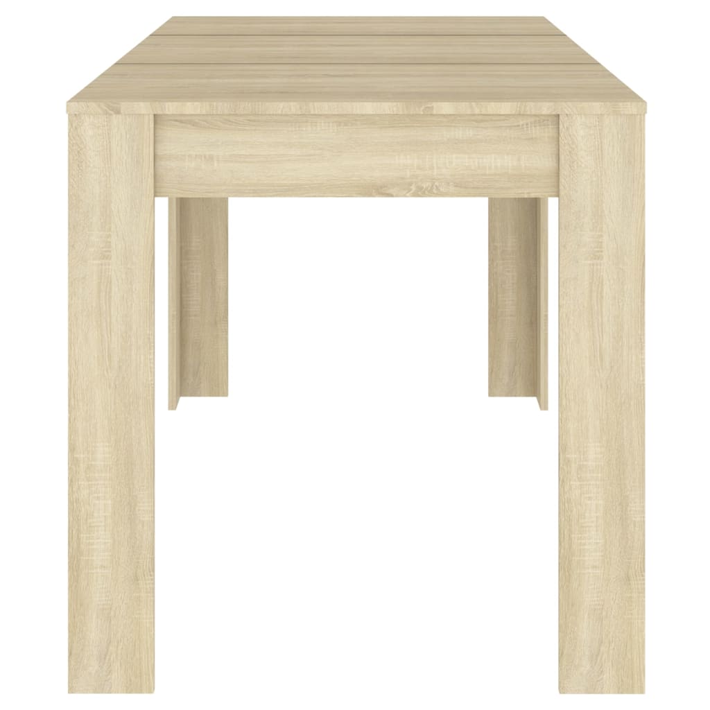 vidaXL Dining Table Engineered Wood Kitchen Dining Room Furniture Multi Colors-51