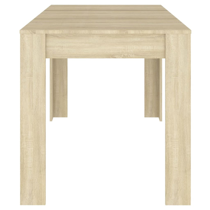 vidaXL Dining Table Engineered Wood Kitchen Dining Room Furniture Multi Colors-51