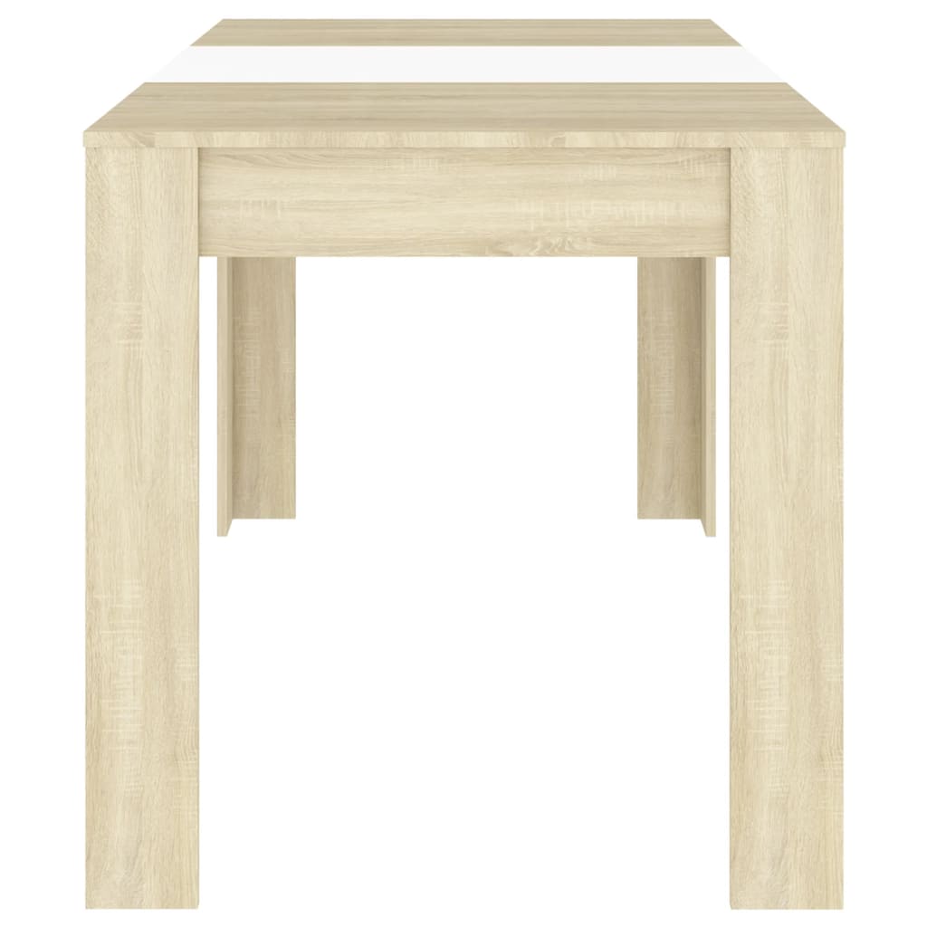 vidaXL Dining Table Engineered Wood Kitchen Dining Room Furniture Multi Colors-57
