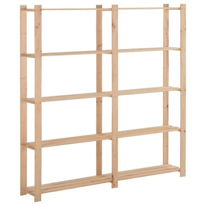 vidaXL Storage Unit Shelf Organizer Rack for Bathroom Office Solid Wood Pine-15