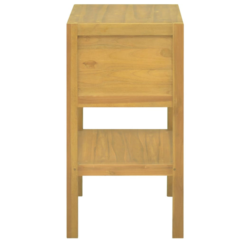 vidaXL Bathroom Cabinet 23.6"x15.7"x29.5" Solid Wood Teak-1