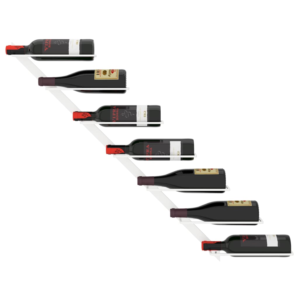vidaXL Wall Wine Rack Bottle Holder Pantry Wall Mounted Wine Storage Organizer-29