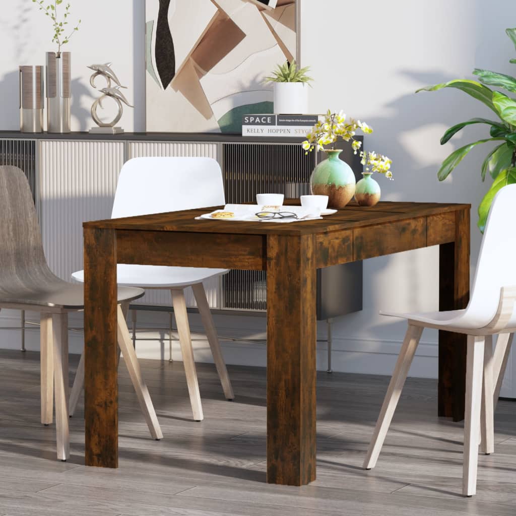 vidaXL Dining Table Engineered Wood Kitchen Dining Room Furniture Multi Colors-39