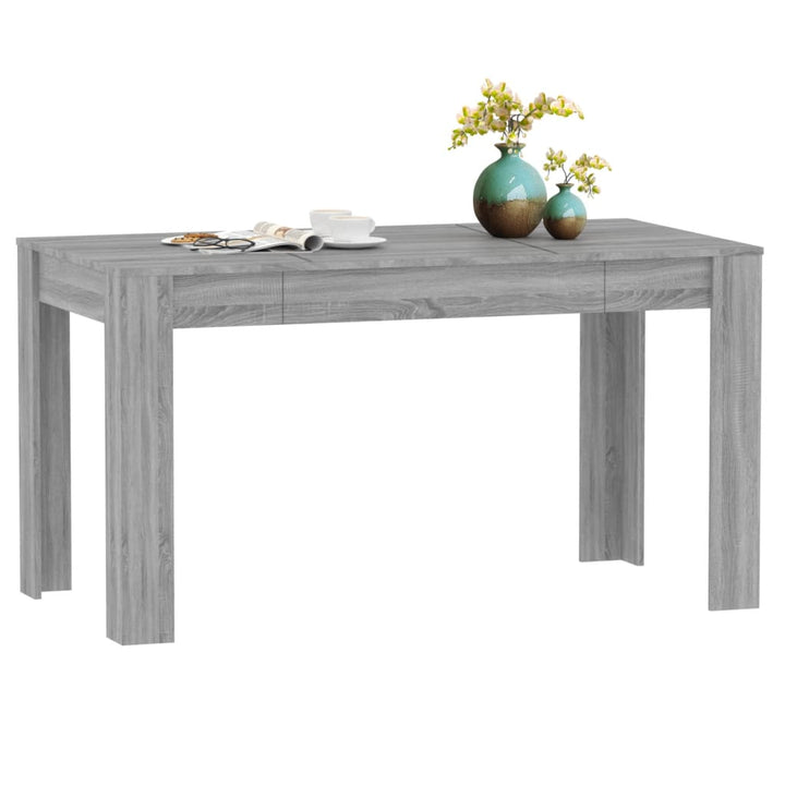 vidaXL Dining Table Engineered Wood Kitchen Dining Room Furniture Multi Colors-50