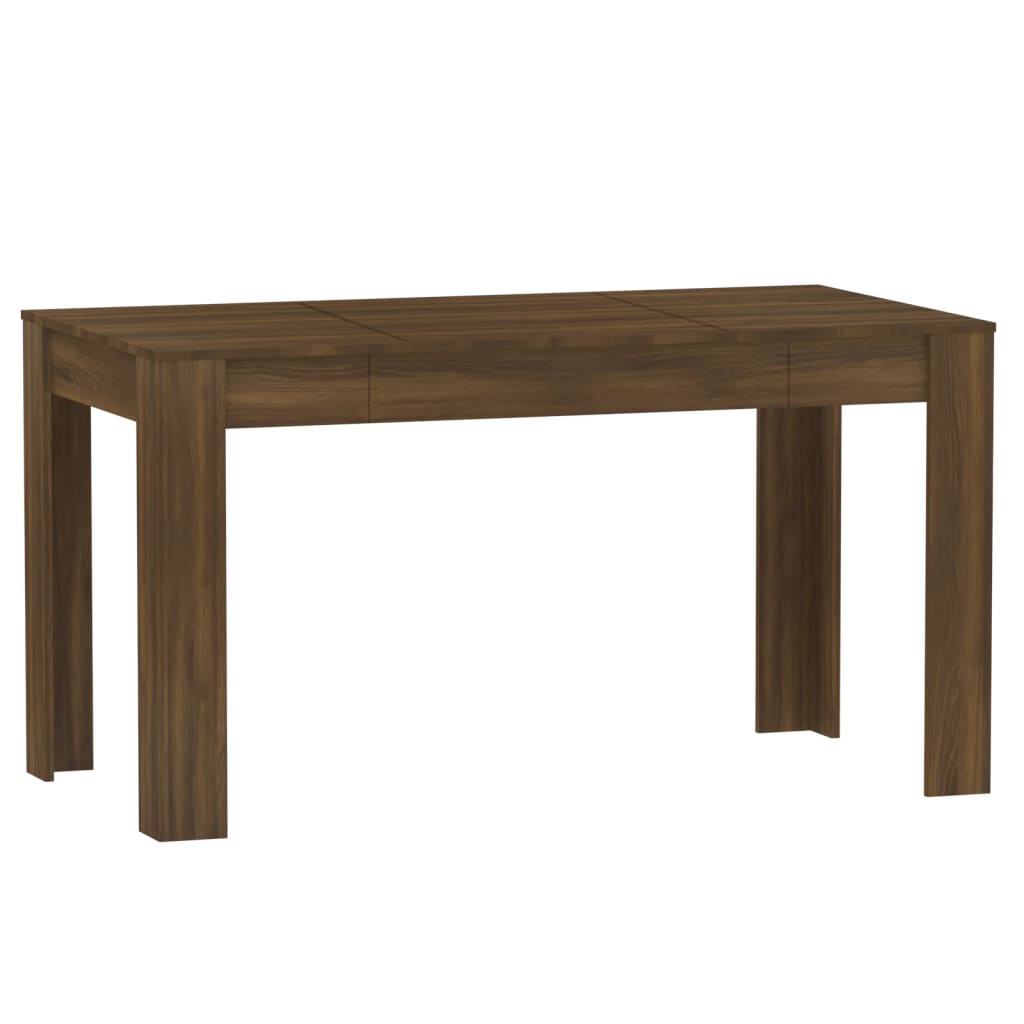 vidaXL Dining Table Engineered Wood Kitchen Dining Room Furniture Multi Colors-59