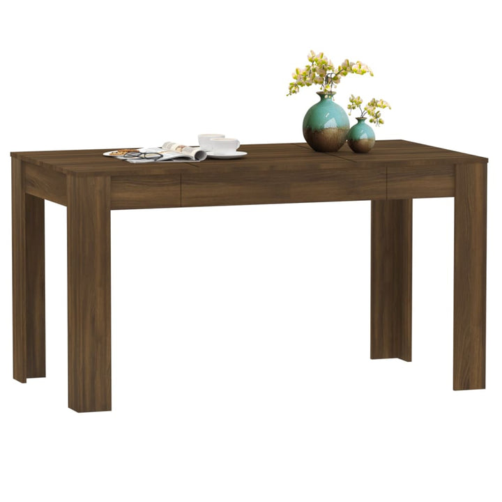 vidaXL Dining Table Engineered Wood Kitchen Dining Room Furniture Multi Colors-35