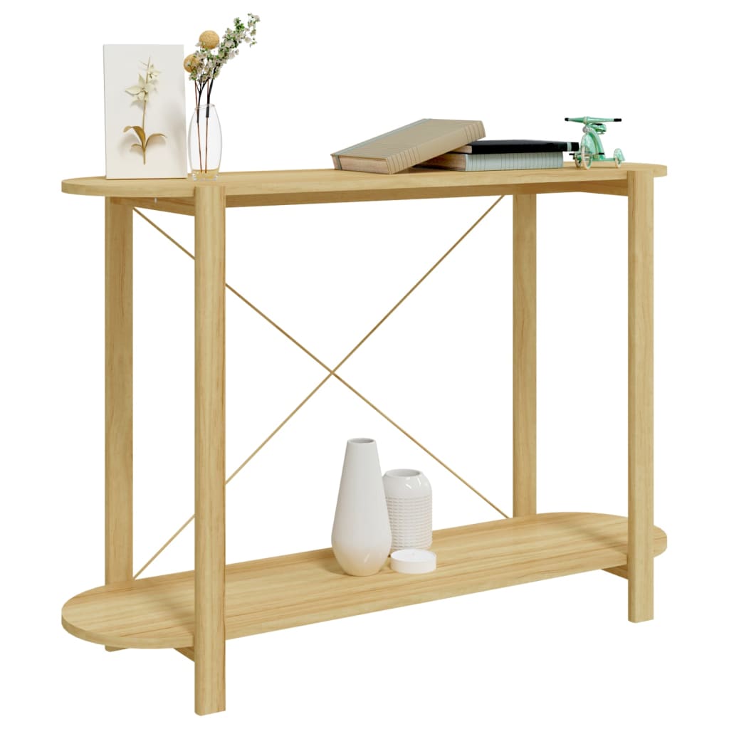 vidaXL Console Table Hallway Entryway Table Narrow Side Table Engineered Wood-7