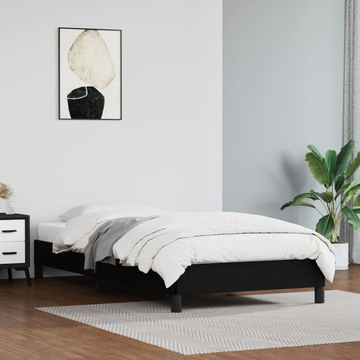 vidaXL Bed Frame Upholstered Platform Bed Base Frame for Bedroom Faux Leather-20