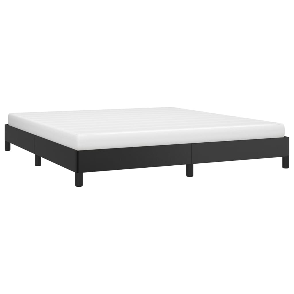 vidaXL Bed Frame Upholstered Platform Bed Base Frame for Bedroom Faux Leather-9