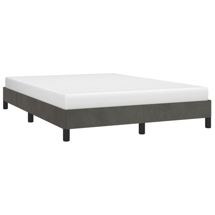 vidaXL Bed Frame Upholstered Platform Bed with Wooden Slats Support Velvet-18