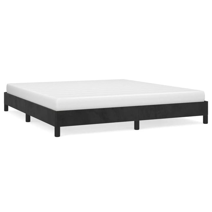 vidaXL Bed Frame Upholstered Platform Bed with Wooden Slats Support Velvet-39
