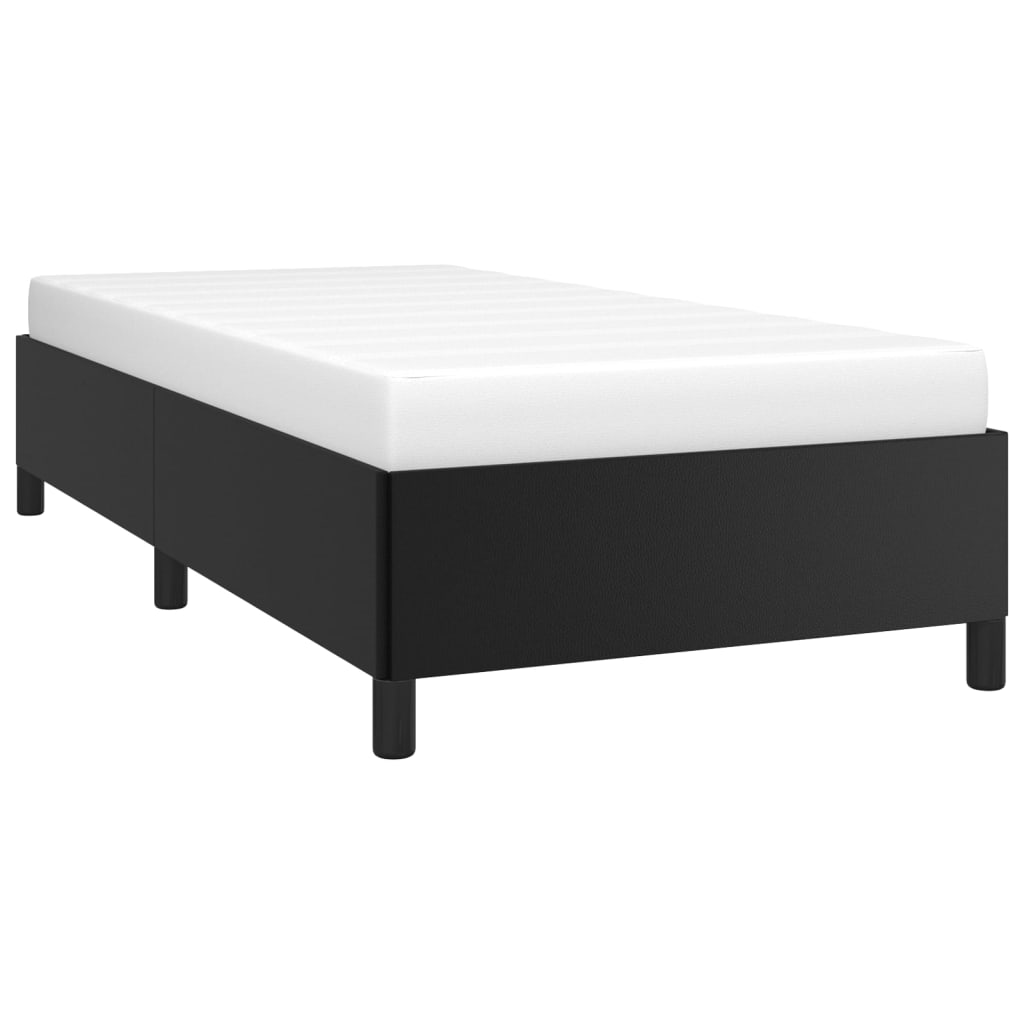 vidaXL Bed Frame Upholstered Platform Bed Base Frame for Bedroom Faux Leather-18