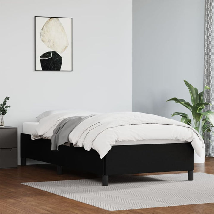 vidaXL Bed Frame Upholstered Platform Bed Base Frame for Bedroom Faux Leather-29