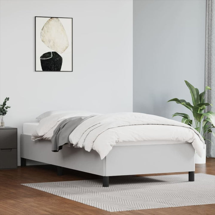 vidaXL Bed Frame Upholstered Platform Bed Base Frame for Bedroom Faux Leather-3