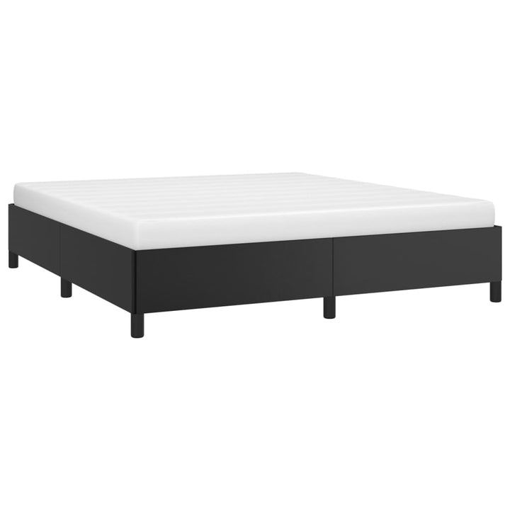 vidaXL Bed Frame Upholstered Platform Bed Base Frame for Bedroom Faux Leather-32
