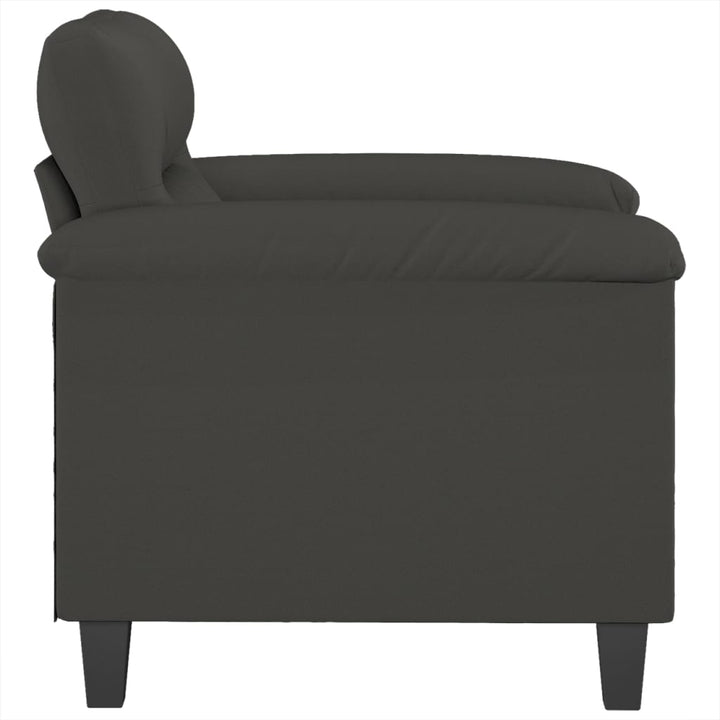 vidaXL Sofa Chair Living Room Upholstered Chair with Armrest Microfiber Fabric-66