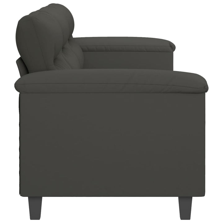 vidaXL Sofa Chair Living Room Upholstered Chair with Armrest Microfiber Fabric-18