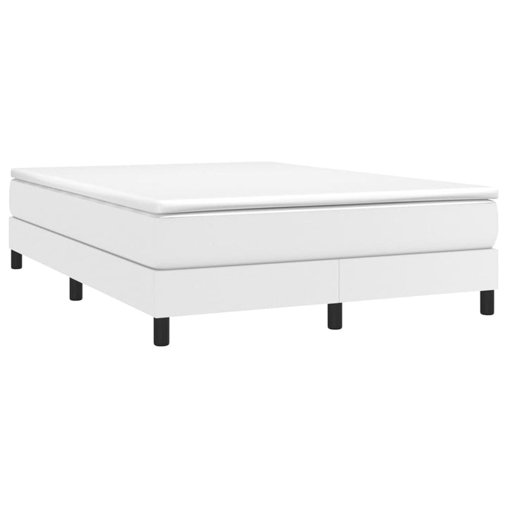 vidaXL Bed Frame Box Spring Bed Base with Mattress for Bedroom Faux Leather-20