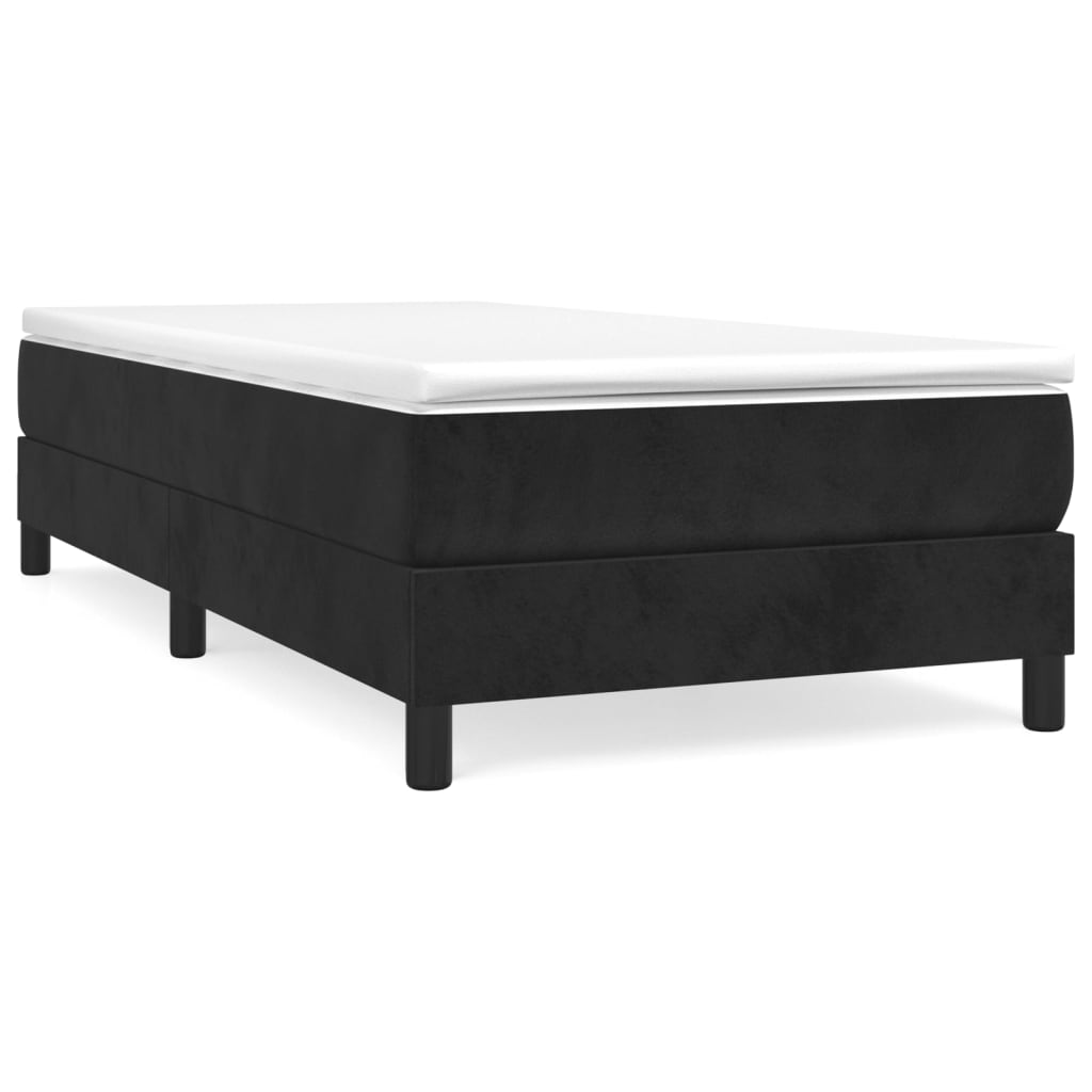 vidaXL Bed Frame Box Spring Platform Bed with Mattress for Bedroom Velvet-38