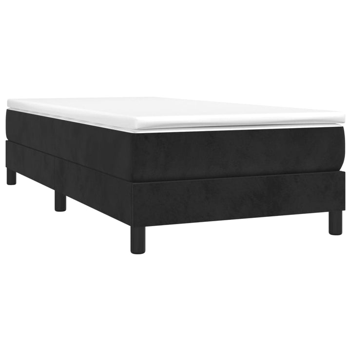 vidaXL Bed Frame Box Spring Platform Bed with Mattress for Bedroom Velvet-50
