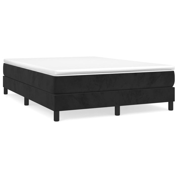 vidaXL Bed Frame Box Spring Platform Bed with Mattress for Bedroom Velvet-33