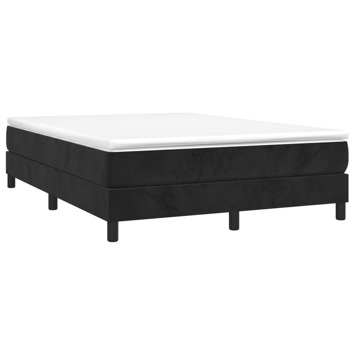 vidaXL Bed Frame Box Spring Platform Bed with Mattress for Bedroom Velvet-54