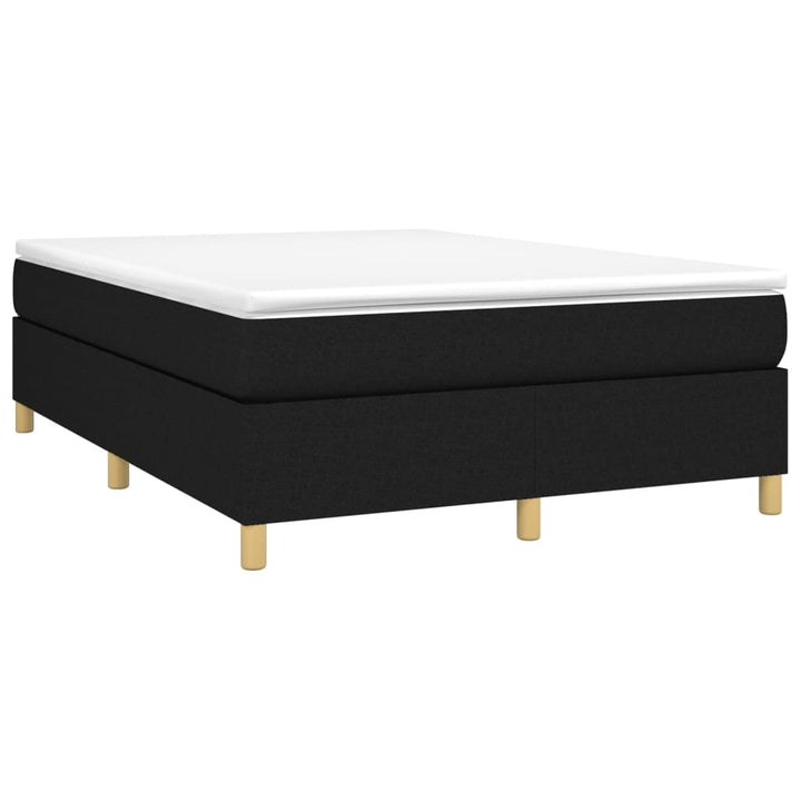 vidaXL Box Spring Bed Base Platform Bed Frame with Mattress for Bedroom Fabric-28