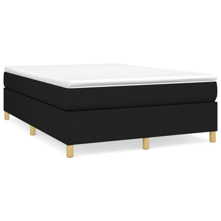 vidaXL Box Spring Bed Base Platform Bed Frame with Mattress for Bedroom Fabric-18