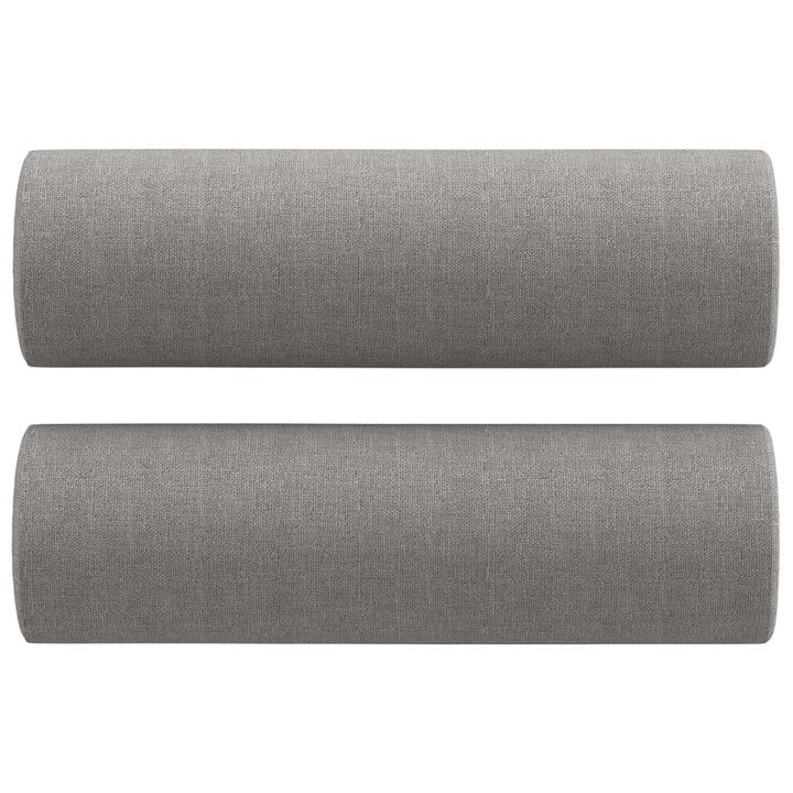 vidaXL 2-Seater Sofa with Pillows&Cushions Dark Gray 55.1" Fabric-52