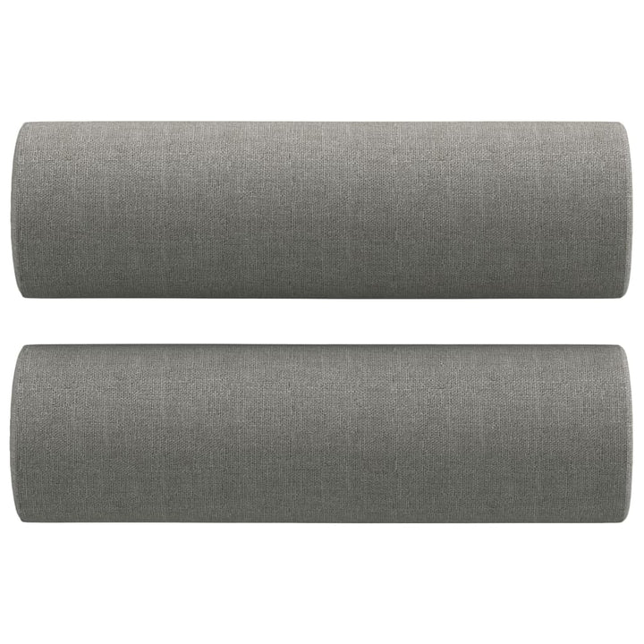 vidaXL 2-Seater Sofa with Pillows&Cushions Dark Gray 55.1" Fabric-4