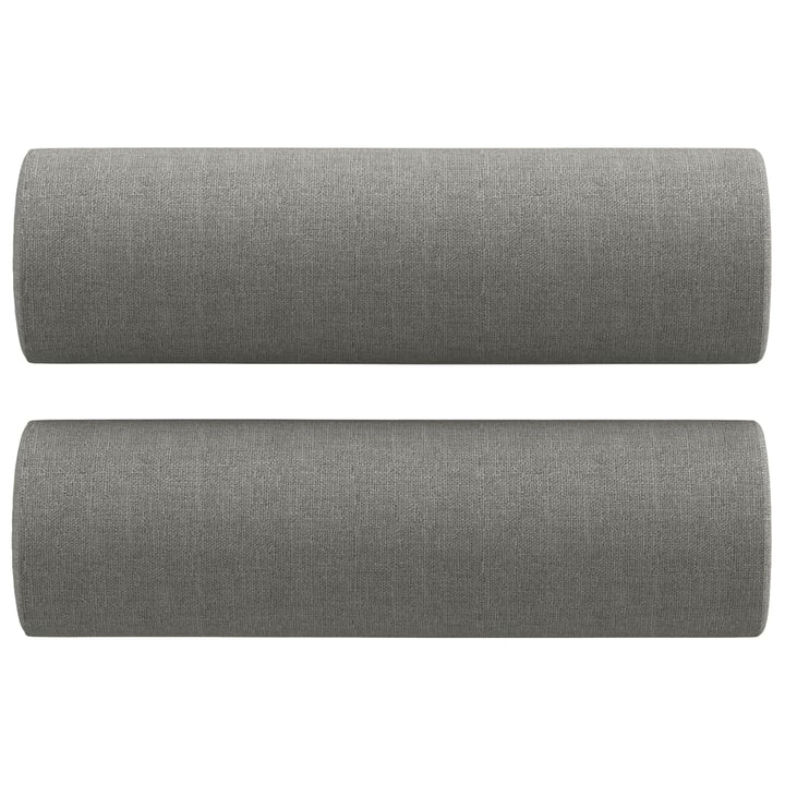 vidaXL 2-Seater Sofa with Pillows&Cushions Dark Gray 55.1" Fabric-27