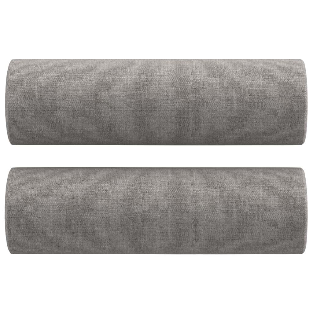 vidaXL 2-Seater Sofa with Pillows&Cushions Dark Gray 55.1" Fabric-36