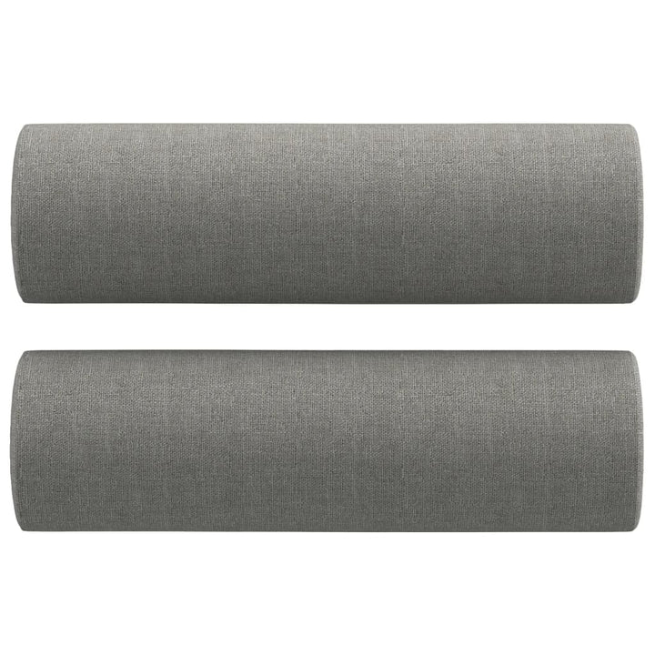 vidaXL 2-Seater Sofa with Pillows&Cushions Dark Gray 47.2" Fabric-29
