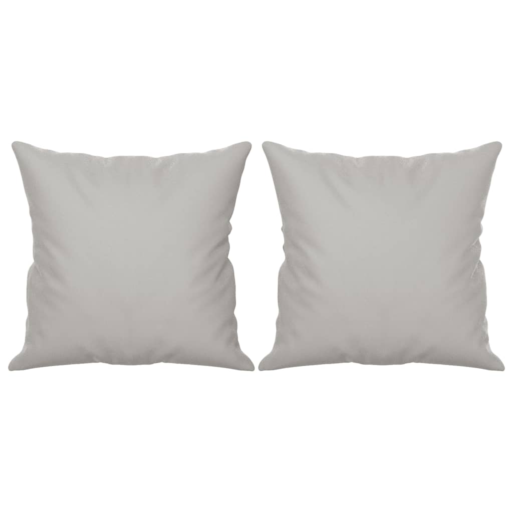 vidaXL 3 Piece Sofa Set with Pillows Dark Gray Microfiber Fabric-5