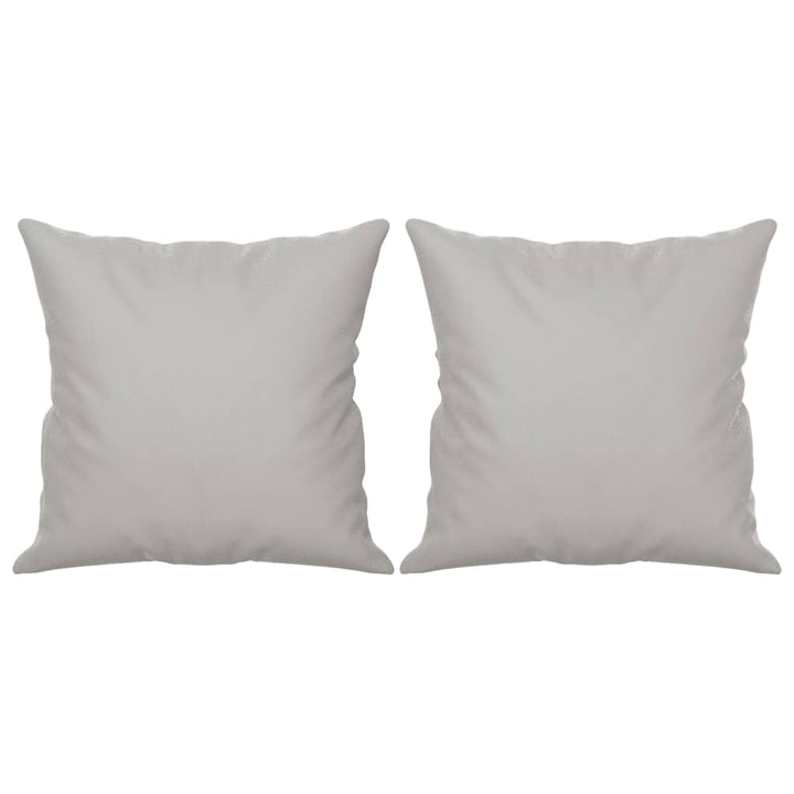 vidaXL 3 Piece Sofa Set with Pillows Dark Gray Microfiber Fabric-5